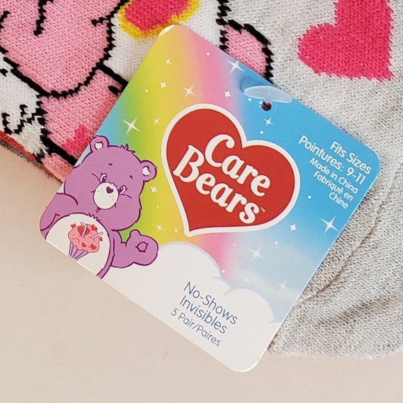 Care Bears 5pk socks - Picture 5 of 5